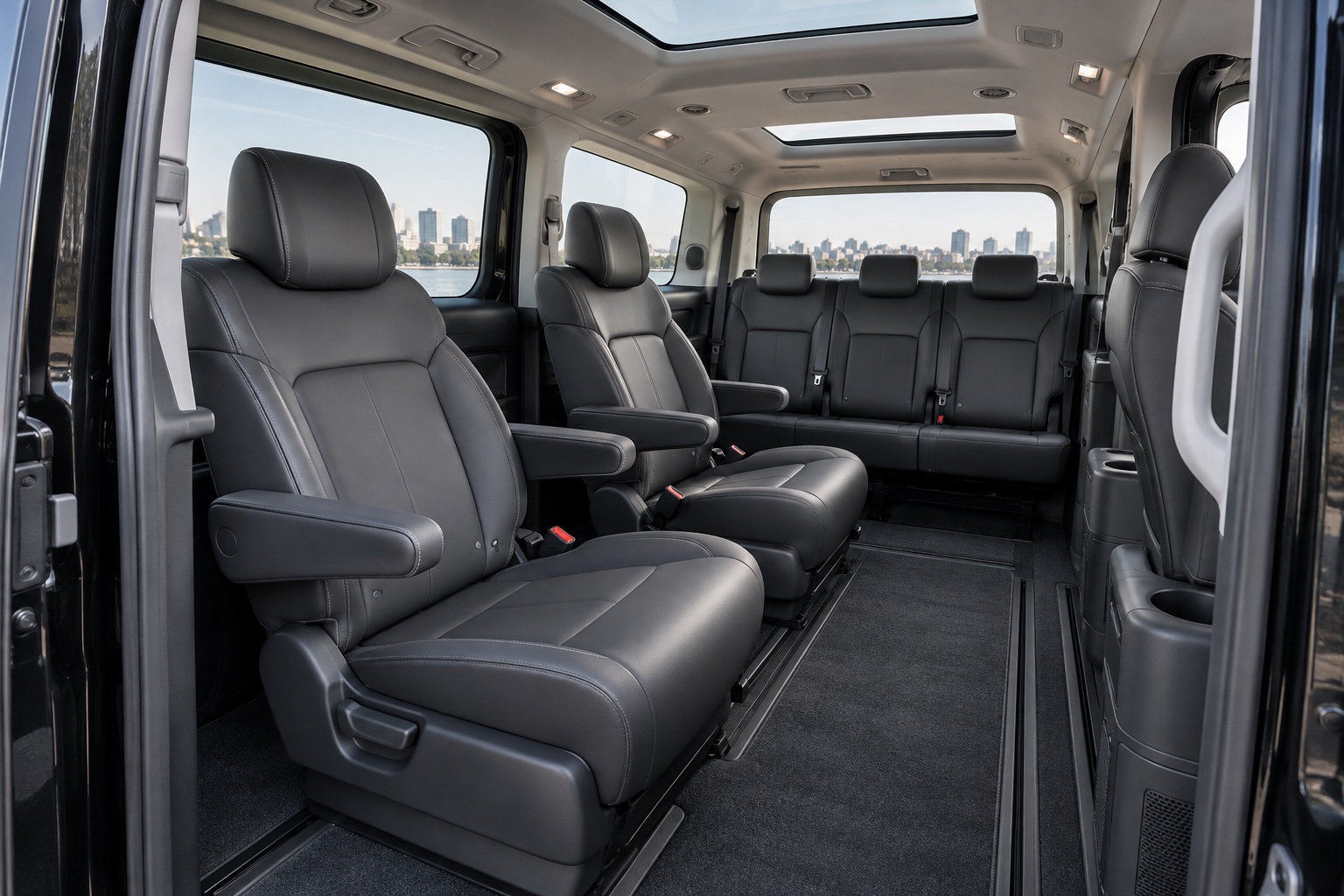 Hyundai STARIA passenger interior