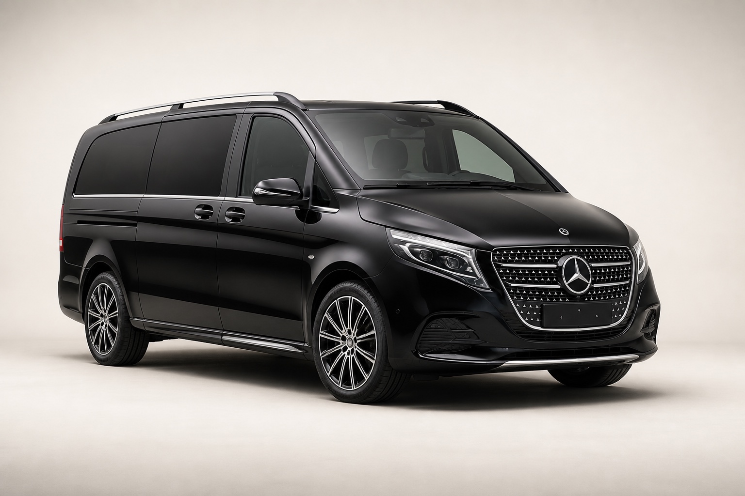 Black Ivanhoe Blackline Mercedes-Benz V-Class exterior
